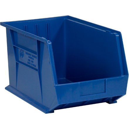 18 x 11 x 10" Blue Plastic Stack & Hang Bin Boxes