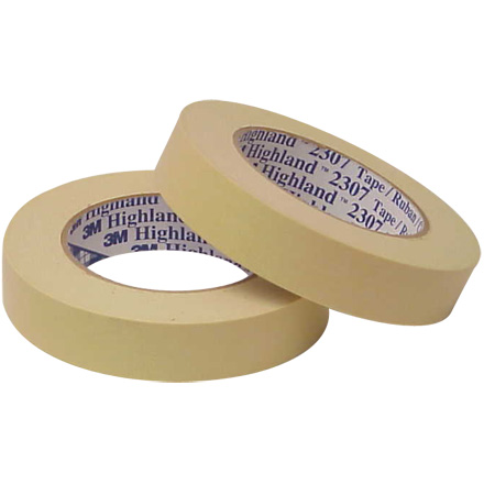 1" x 60 yds. (12 Pack) 3M Masking Tape 2307