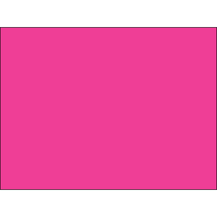 4 x 4" Fluorescent Pink Inventory Rectangle Labels