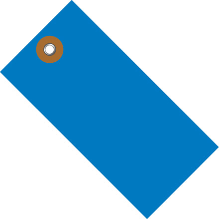 5 <span class='fraction'>1/4</span> x 2 <span class='fraction'>5/8</span>" Blue Tyvek<span class='rtm'>®</span> Shipping Tag