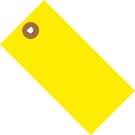 3 <span class='fraction'>1/4</span> x 1 <span class='fraction'>5/8</span>" Yellow Tyvek<span class='rtm'>®</span> Shipping Tag