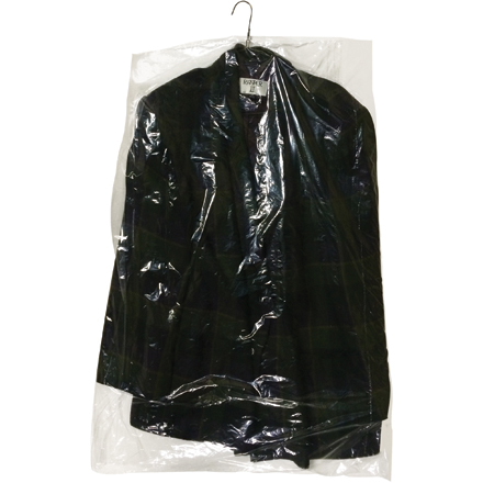 21 x 7 x 30" - 0.6 Mil Garment Bags