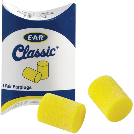 E-A-R<span class='tm'>™</span> Classic<span class='tm'>™</span> Earplugs in Pillow Pak