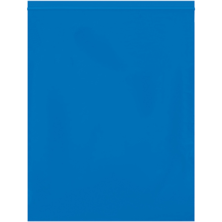 12 x 15" - 2 Mil Blue Reclosable Poly Bags