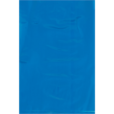 6 x 9" - 2 Mil Blue Flat Poly Bags