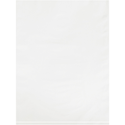 9 x 12" - 2 Mil White Flat Poly Bags