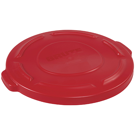 Rubbermaid<span class='rtm'>®</span> Brute<span class='rtm'>®</span> Flat Trash Can Lid - 20 Gallon, Red