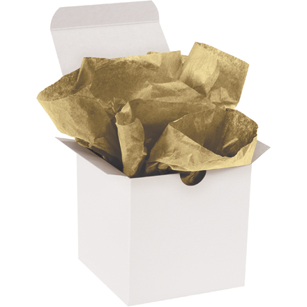 20 x 30" Metallic Gold Gift Grade Tissue Paper