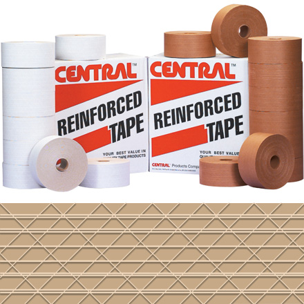 3" x 375' Kraft Central<span class='rtm'>®</span> 270 Reinforced Tape