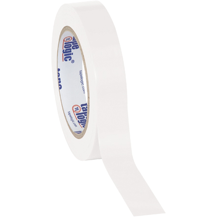 1" x 36 yds. White Tape Logic<span class='rtm'>®</span> Solid Vinyl Safety Tape