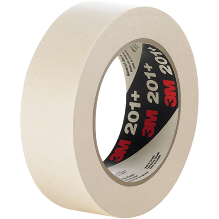 1" x 60 yds. (12 Pack) 3M General Use Masking Tape 201+