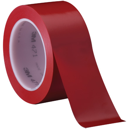 2" x 36 yds. (3 Pack) Red 3M Vinyl Tape 471