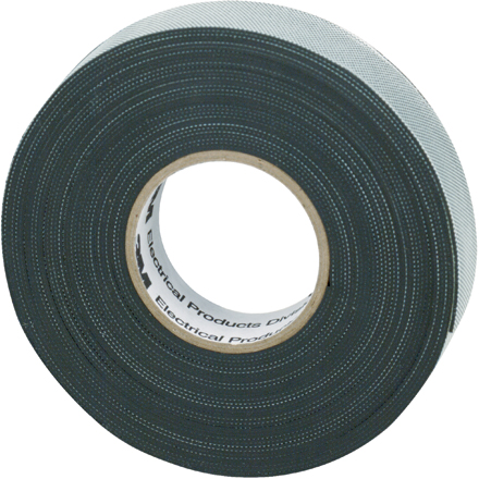 3/4" x 22' Black 3M<span class='tm'>™</span> 2155 Rubber Splicing Electrical Tape