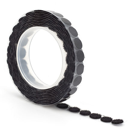 5/8" Black Hook Tape Logic<span class='rtm'>®</span> Individual Tape Dots